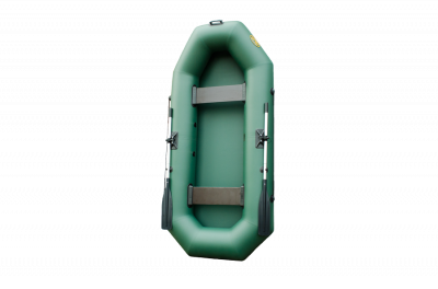 Лодка надувная гребная ПВХ Гелиос 28 (зеленый)